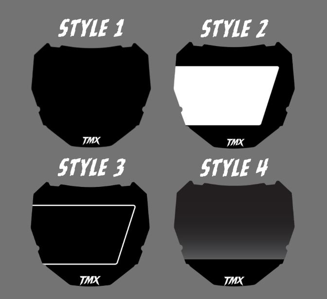 Basic Series ODI Number Plate Decal