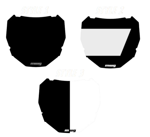 Basic Series ODI Number Plate Decal