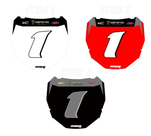 ODI Factory #1  Plate Decal